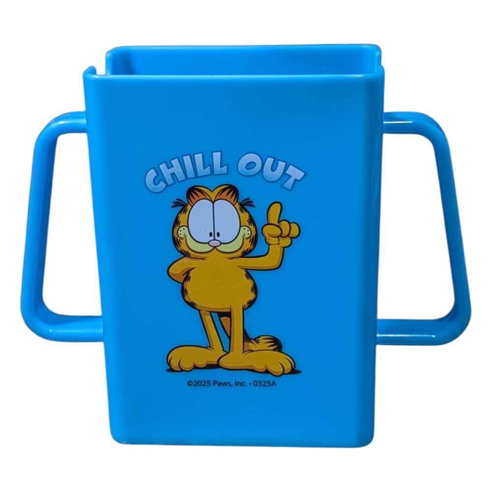 Garfield Juice Box Holder "CHILL OUT" Drink Holder NWT